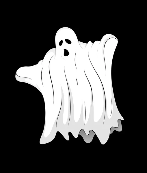 Scary Ghost — Stock Vector