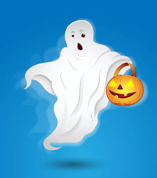Halloween szellem — Stock Vector