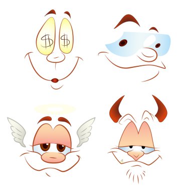 Cartoon Emotions clipart