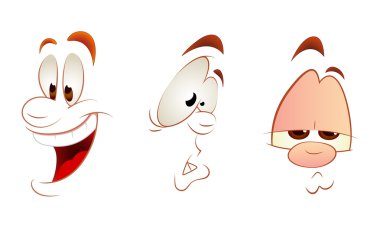 Cartoon Faces Clipart clipart