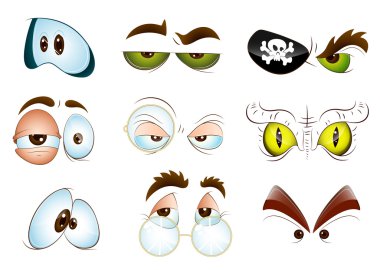 Cartoon Eyes clipart