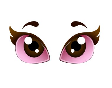 Cute Cartoon Eye clipart