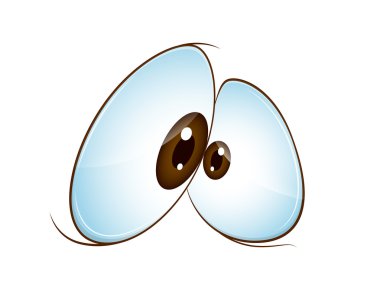 Funny Cartoon Eye clipart