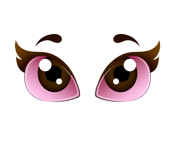 Cute Cartoon Eye — Stock Vector
