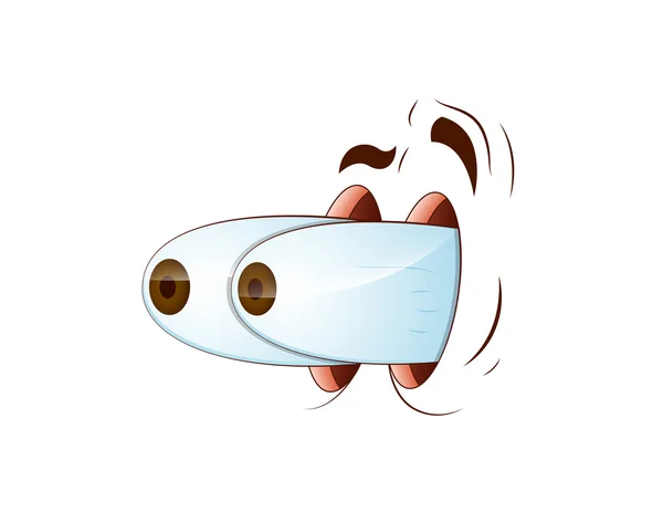 Surpris Cartoon Eye — Image vectorielle
