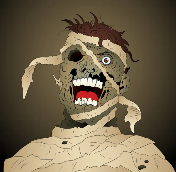 Scary mummy — Stockvector