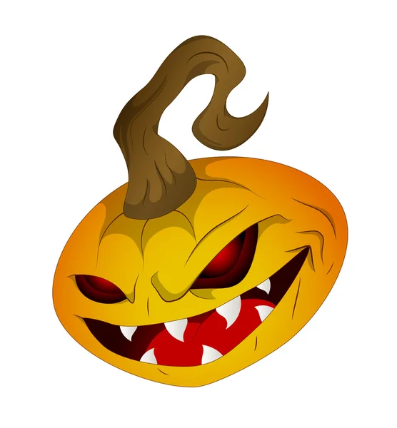 Scary Pumpkin — Stock Vector