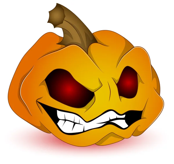 Spooky Pumpkin — Stock Vector