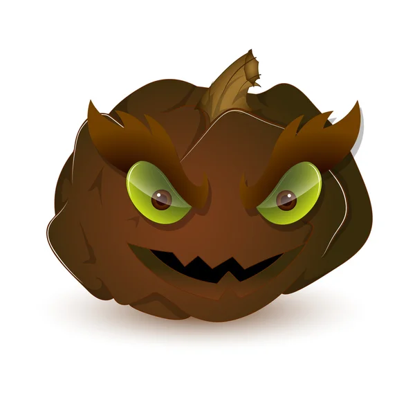 Spooky Pumpkin Vector — Stock Vector