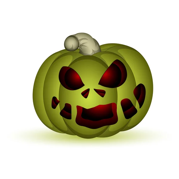 Scary Halloween Pumpkin — Stock Vector
