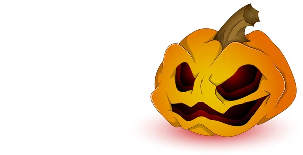 Scary Pumpkin Vector — Stock Vector