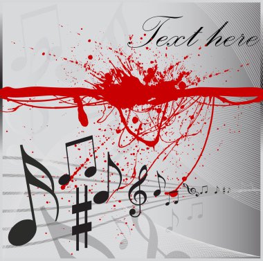 Music Splash Background clipart