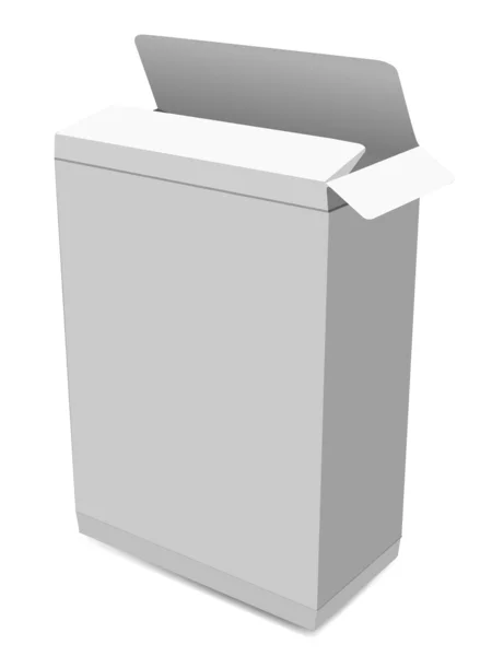 Κενό κουτί λευκό — Διανυσματικό Αρχείο