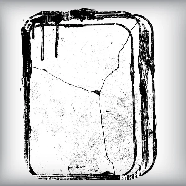 Grunge Bordure Frame — Image vectorielle