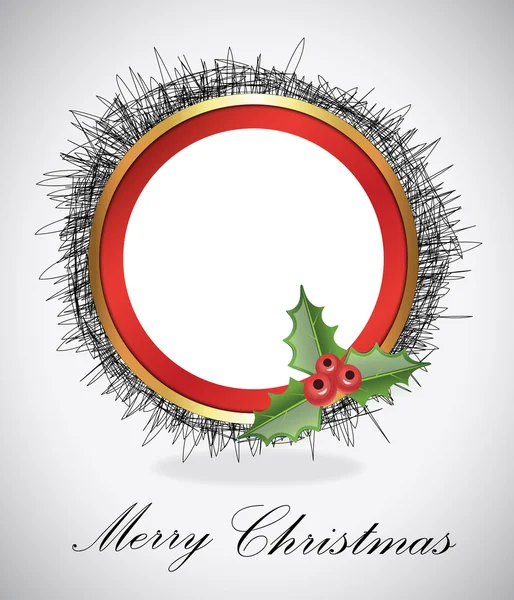 Guirlande de Noël vectorielle — Image vectorielle