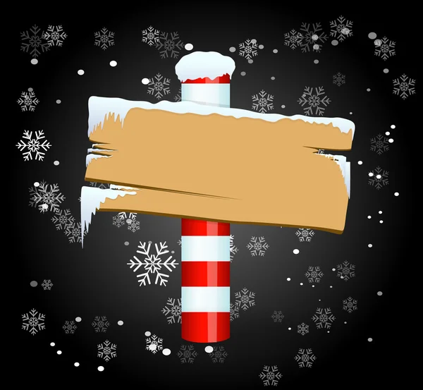 Nordpolen jul bakgrund — Stock vektor