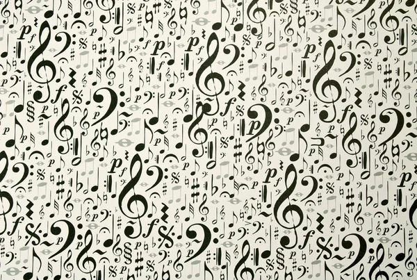Music Notes Pattern — Stock Photo, Image