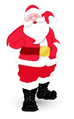 Vector Illustration of Santa Claus clipart