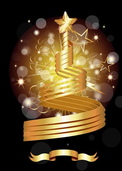 Vector gouden award — Stockvector
