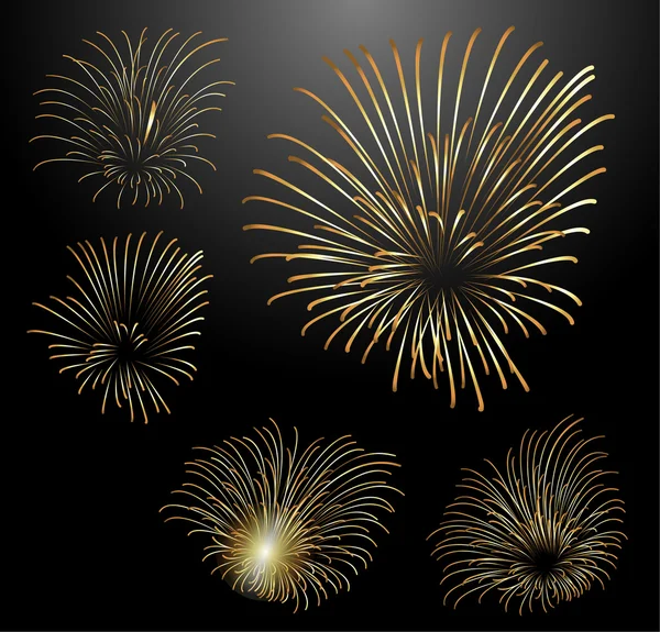 stock vector Fireworks Background