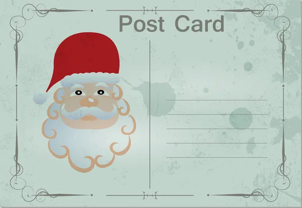 Weihnachtspostkarte — Stockvektor