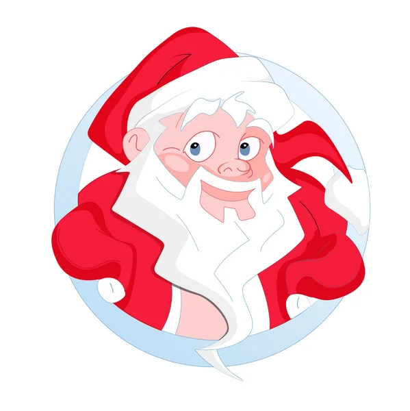Happy Santa Vector Art — Stock Vector