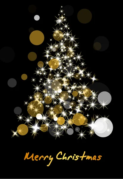 Sparkle Christmas Tree — Stock Vector