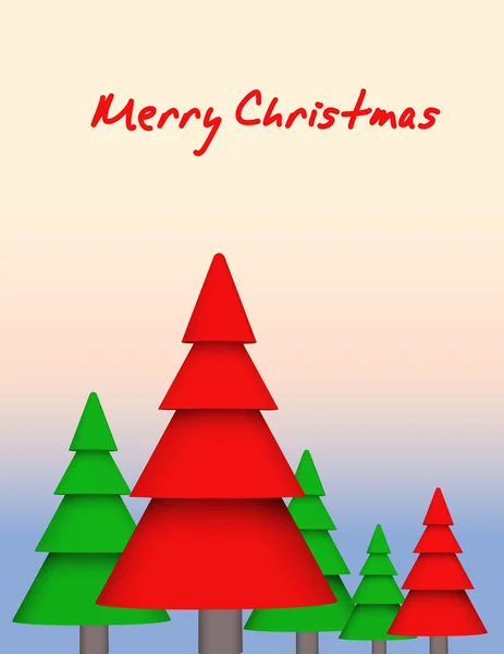 Vánoční strom pozadí — Stockový vektor