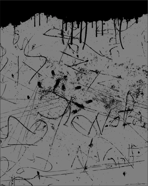 Peinture dégoulinant sur fond de grunge — Image vectorielle