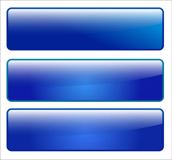 Boutons bleu — Image vectorielle