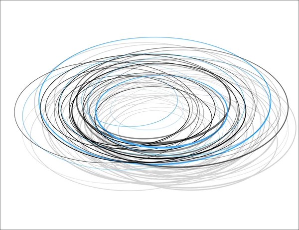 自由曲线圈子绘图 — 图库矢量图片