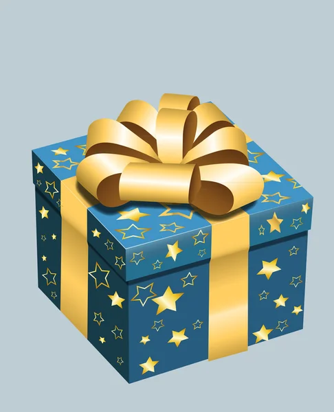 Decorative Vector Gift Box — Stock Vector