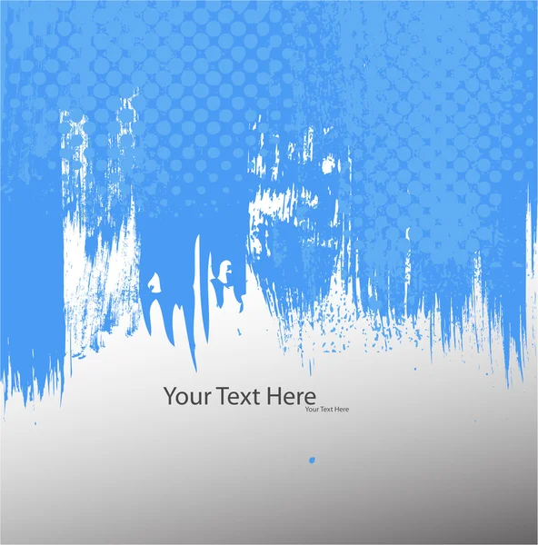 Grunge mavi noktalı resim arka plan — Stok Vektör