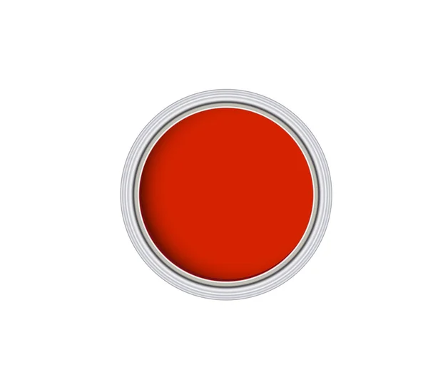 Bouton vectoriel rouge — Image vectorielle