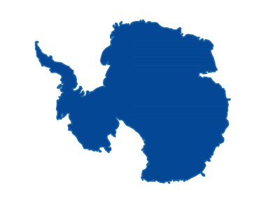 Map of Antarctica clipart