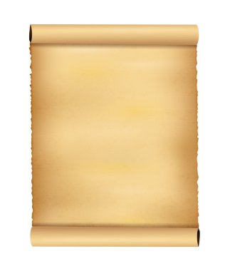 Abstract Parchment Scroll clipart