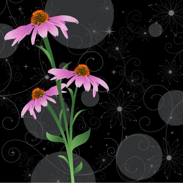 矢量花卉植物 — 图库矢量图片