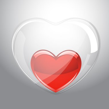 Glassy Heart clipart