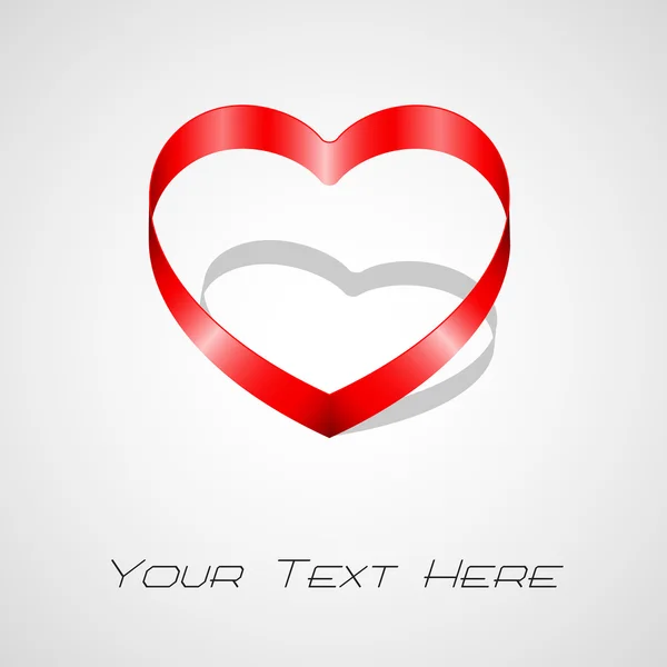 Valentine Heart Template — Stock Vector