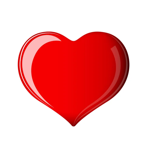 Κόκκινη καρδιά — Διανυσματικό Αρχείο