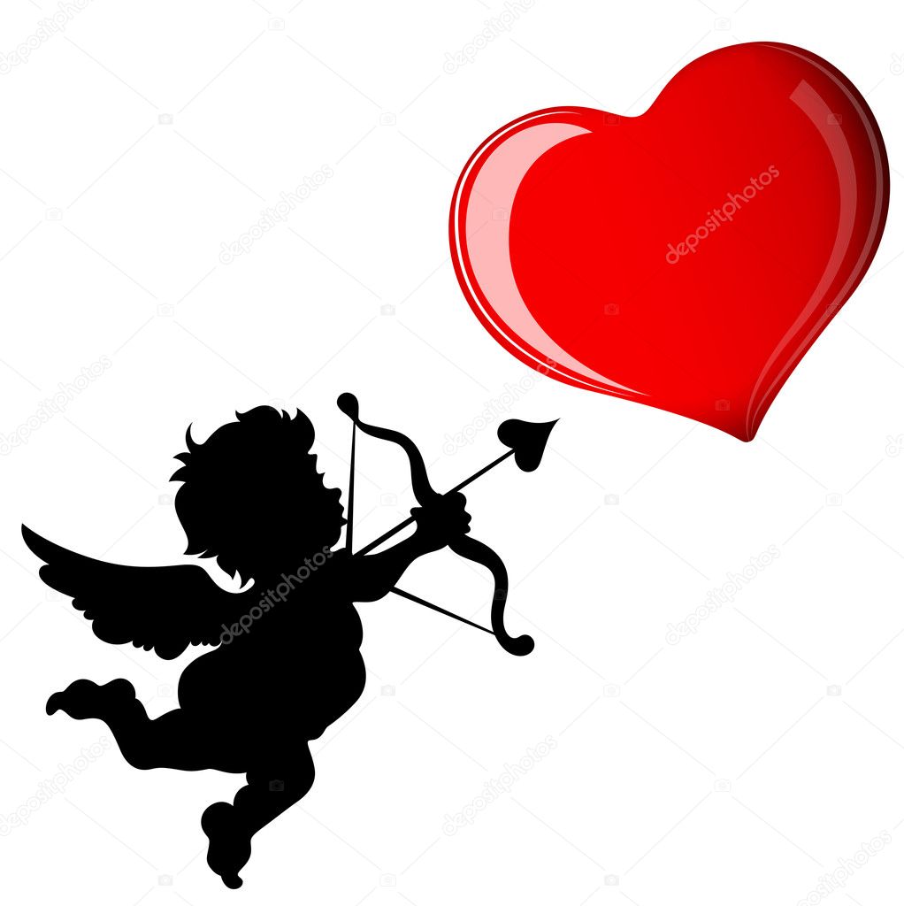 Cupid Target Heart