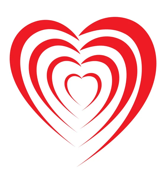 Heart Design Background — Stock Vector