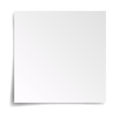 White Vector Paper clipart