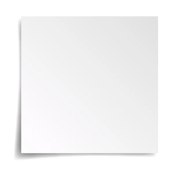 Papier vectoriel blanc — Image vectorielle