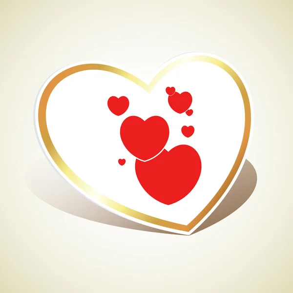Символ "Paper Heart" — стоковый вектор