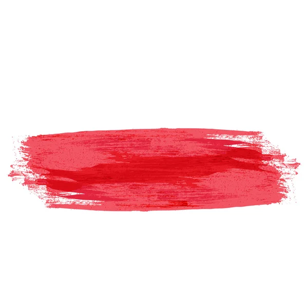 赤いグランジ ストローク — ストックベクタ