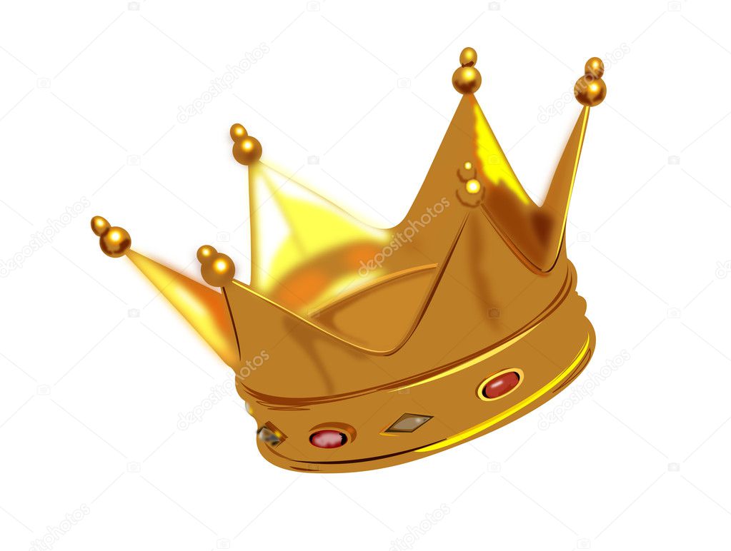 Golden Vector King Crown