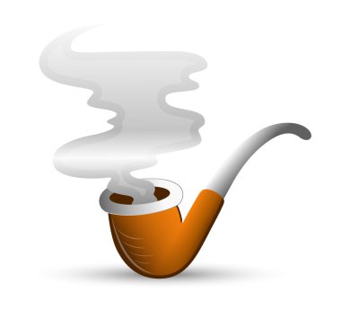 Smoking Pipe Illustration clipart