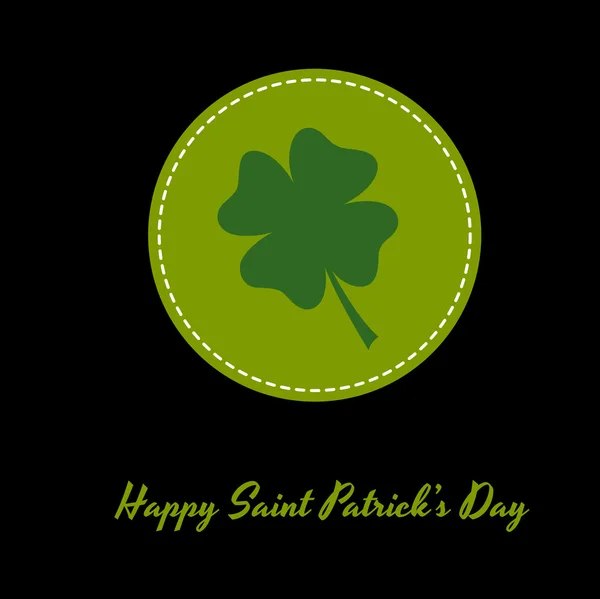St. Patrick’s Day Greeting Card — Stock Vector