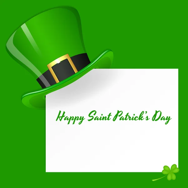 St. Patrick 's Day Banner Design — Stockvektor